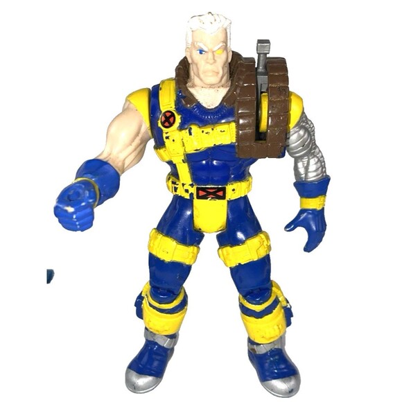 Marvel Other - CABLE CYBORG Action Figure Loose X-Force 1995 Toy Biz X-Men Marvel 5"